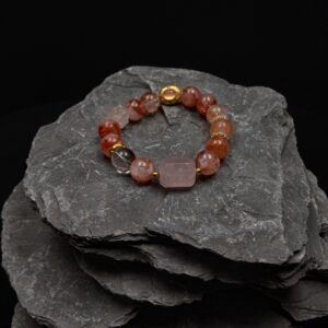 12mm red crystal rose, white crystal, pink crystal rose, irregular shape, 14k gold plated, accessory, 41 grams, 16cm 17cm in diameter.