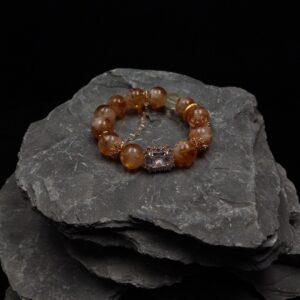 13mm yellow crystal, lemon yellow, 14k gold plated accessories, 43g, inner ring 16cm 17cm